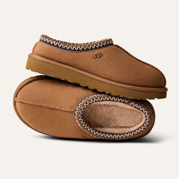 UGG Chestnut Slip On Slippers Indoor Outdoor Women's Tasman II Size 10 - Picture 1 of 10